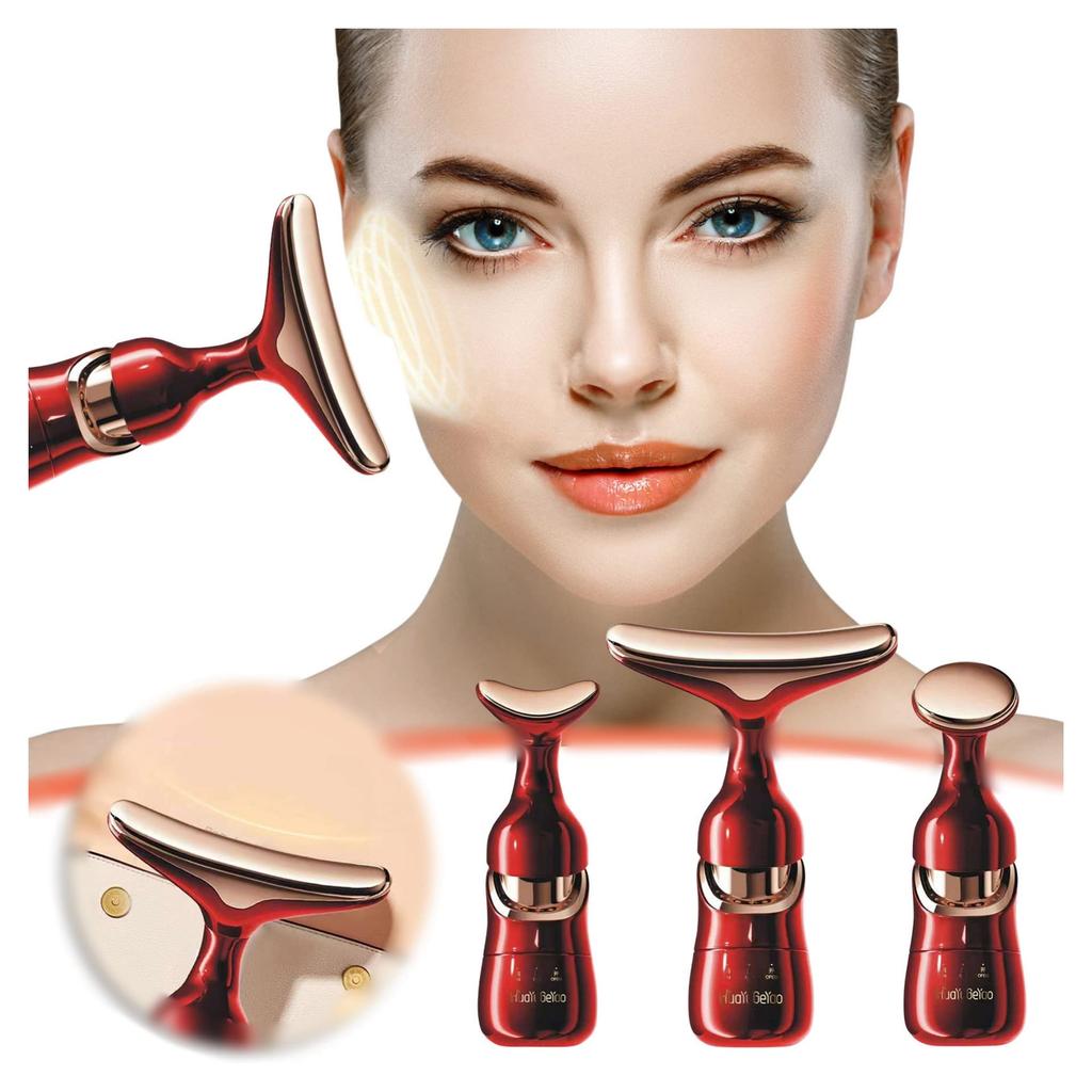 3-in-1 Face Massager with LED Therapy & Microcurrent